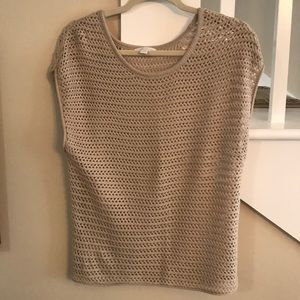 Open knit sweater